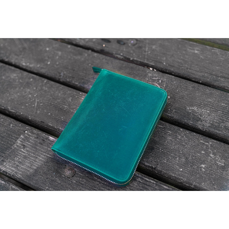 Galen Leather Galen Leather Portapenne in Pelle 5 Posti con Notebook A6 Crazy Horse Forest Green Galen Leather Galen Leather Portapenne in Pelle 5 Posti con Notebook A6 Crazy Horse Forest Green