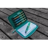 Galen Leather Galen Leather Portapenne in Pelle 5 Posti con Notebook A6 Crazy Horse Forest Green