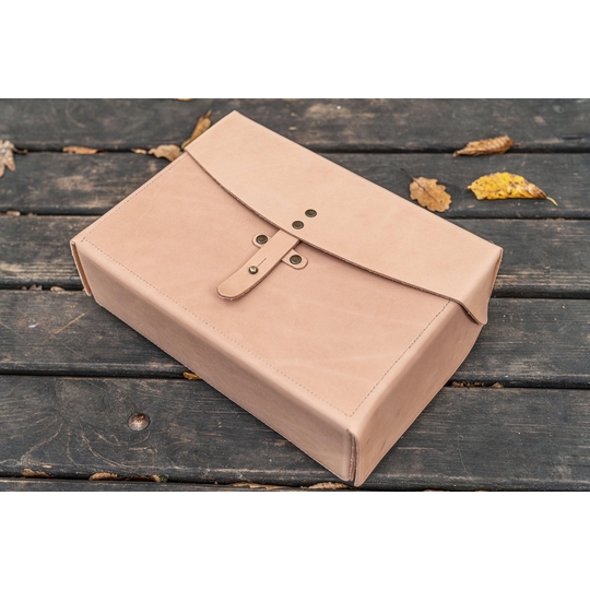 Galen Leather Writer's Medic Bag Undyed Leather