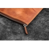 Galen Leather Galen Leather Writer's Bank Bag con Portapenne 7 Posti Crazy Horse Tan