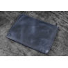 Galen Leather Galen Leather Writer's Bank Bag con Portapenne 7 Posti Crazy Horse Navy Blue