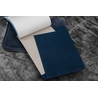 Galen Leather Galen Leather Writer's Bank Bag con Portapenne 7 Posti Crazy Horse Navy Blue