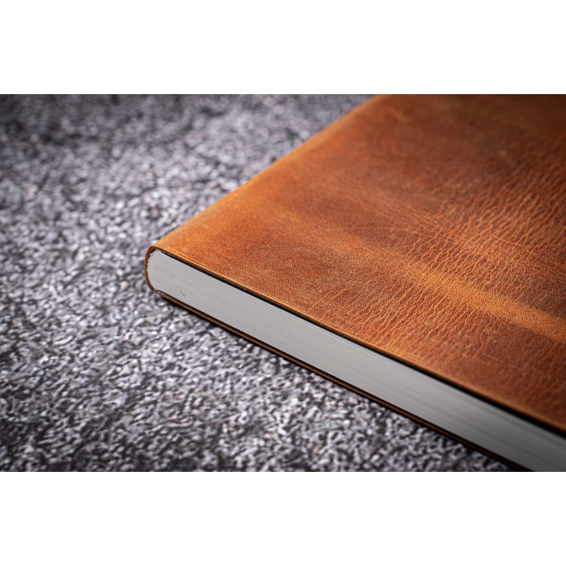 Galen Leather Galen Leather Notebook B6 Tomoe River Paper Crazy Horse Brown