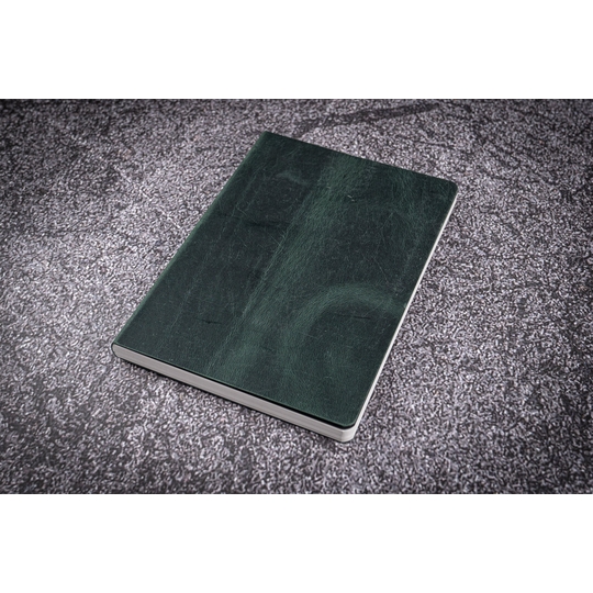 Galen Leather Notebook A6 Carta Tomoe River Crazy Horse Forest Green