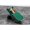 Galen Leather Galen Leather Magnum Opus 3 Slots Pen Case Crazy Horse Forest Green