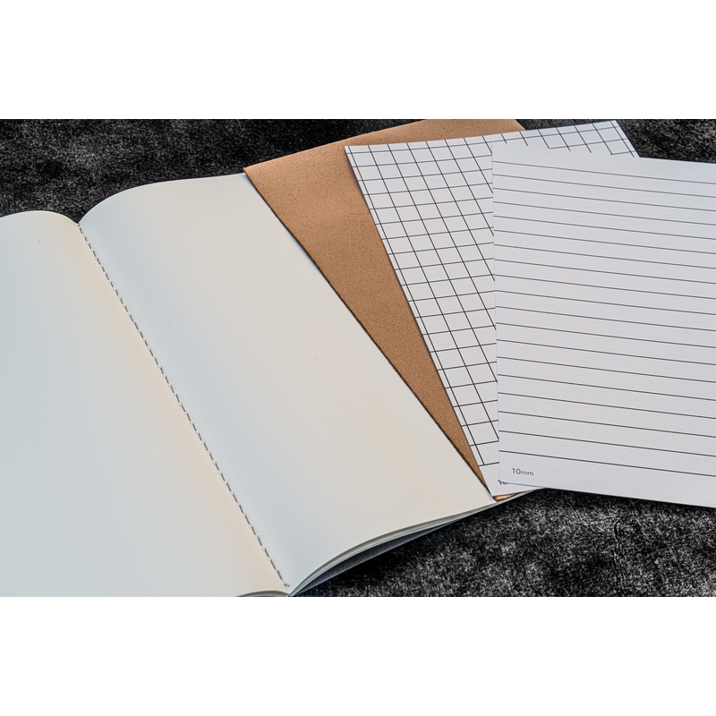Galen Leather Galen Leather Everyday Book Set of 3 Notebook Passport Size Tomoe River Paper