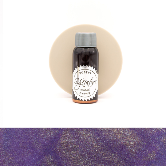 Robert Oster Shake 'N' Shimmy Silver Dawn Ink Bottle 50 ml