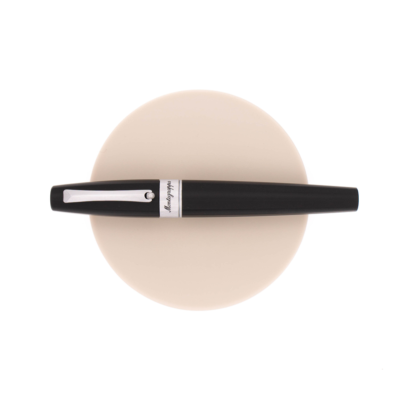 Montegrappa Montegrappa Magnifica Fountain Pen Black & Rhodium
