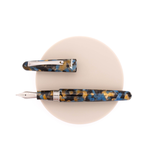 Montegrappa Elmo 01 Penna Stilografica Samarkand Blue Edizione Speciale