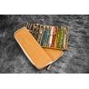 Galen Leather Galen Leather Magnum Opus 12 Slots Pen Case Undyed Leather