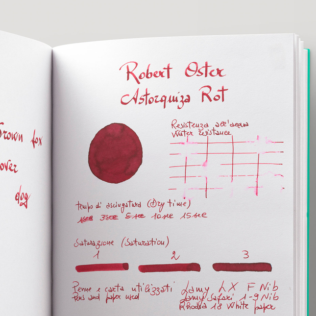 Robert Oster Astorquiza Rot Ink Bottle 50 ml