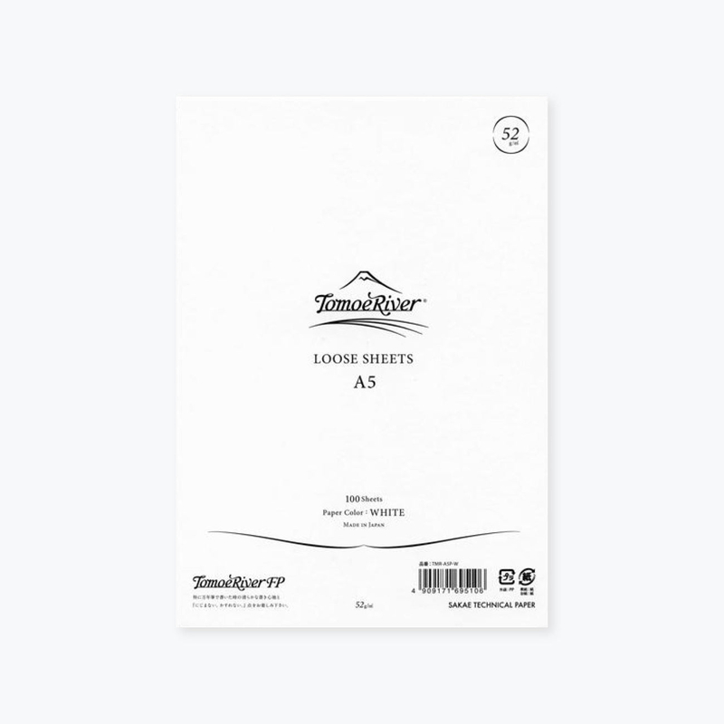 Sakae Technical Paper Sanzen Tomoe River White A5 Loose Leaf Paper