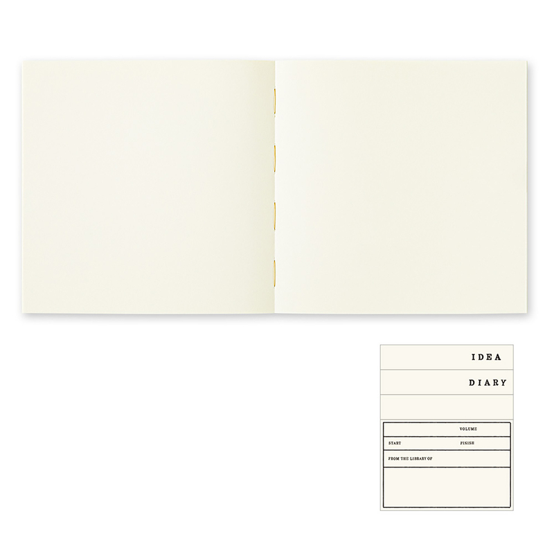 MD Paper MD Paper Notebook Thick A5 Square Blank