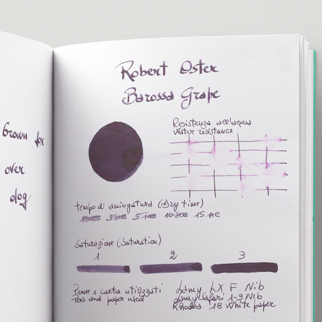 Robert Oster Barossa Grape Ink Bottle 50 ml