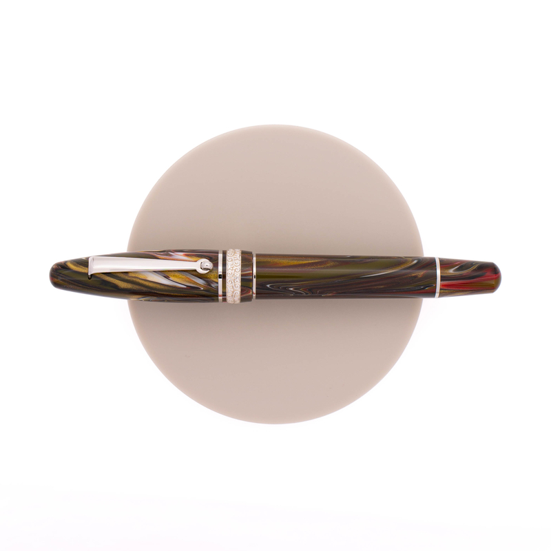 Maiora Maiora Ultra Ogiva Golden Age Fountain Pen Fire & Rhodium