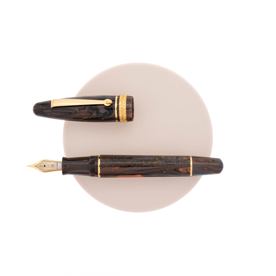 Maiora Ultra Ogiva Golden Age Fountain Pen Earth & Gold
