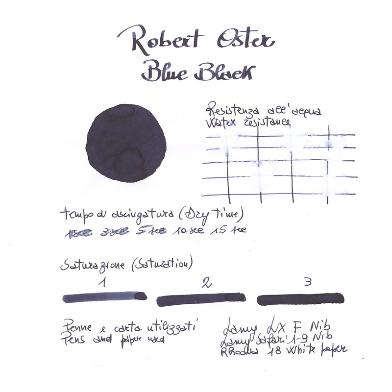 Robert Oster Blue Black Ink Bottle 50 ml