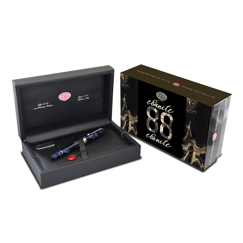Aurora Aurora 88 Ebanite Penna Stilografica Blu Edizione Limitata