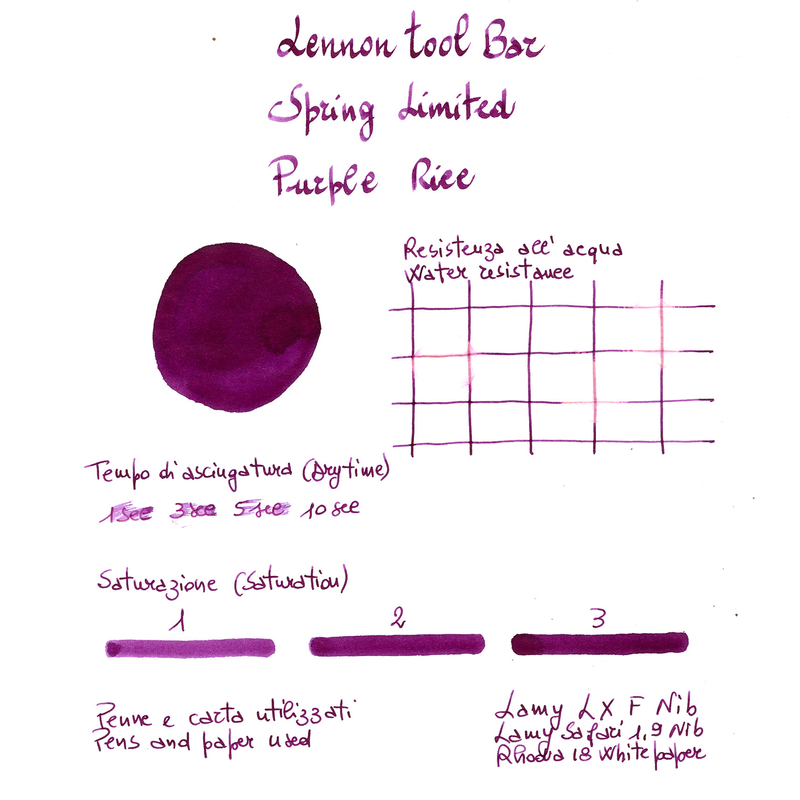 Lennon Tool Bar Lennon Tool Bar 2023 Winter Limited Purple Rice Inchiostro 30 ml