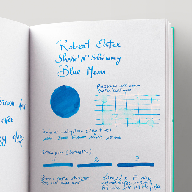 Robert Oster Shake 'N' Shimmy Blue Moon Inchiostro 50 ml