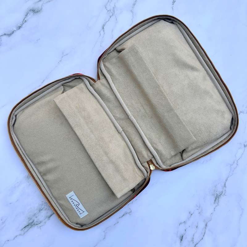 Kyoku Haku Kyoku Haku Pen Case for 20 Pens Nishijin-ori