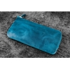 Galen Leather Galen Leather Slip-N-Zip Portapenne in Pelle 4 Posti Crazy Horse Ocean Blue Galen Leather Galen Leather Slip-N-Zip Portapenne in Pelle 4 Posti Crazy Horse Ocean Blue