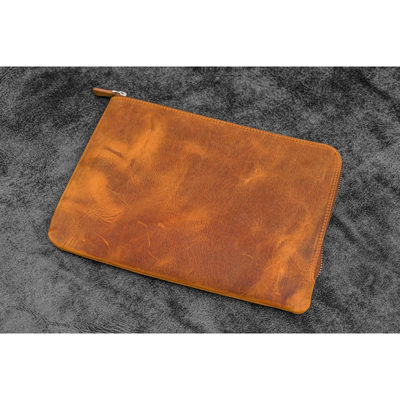 Galen Leather Galen Leather Writer's Bank Bag con Portapenne 7 Posti Crazy Horse Brown Galen Leather Galen Leather Writer's Bank Bag con Portapenne 7 Posti Crazy Horse Brown