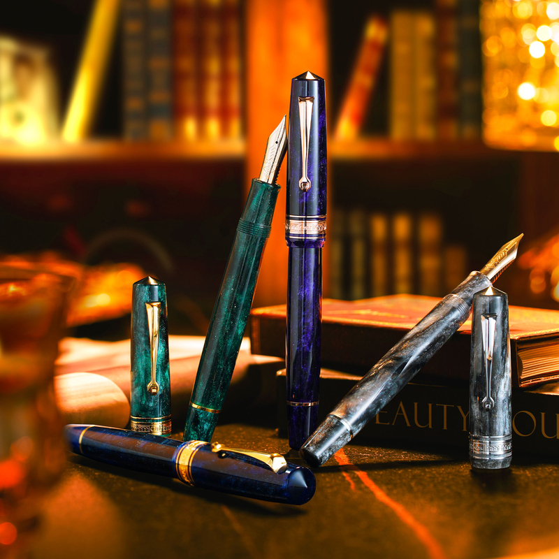 Omas Omas Bologna Penna Stilografica Bright Grey Edizione Speciale