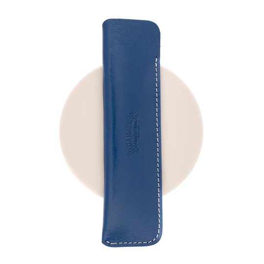 Galen Leather Sleeve for 1 Pen Blue