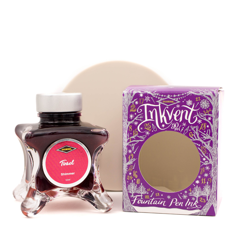 Diamine Diamine Inkvent Tinsel Ink Bottle 50 ml Purple Edition Shimmer