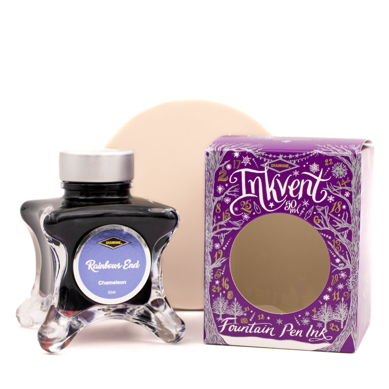 Diamine Diamine Inkvent Rainbows End Ink Bottle 50 ml Purple Edition Chameleon