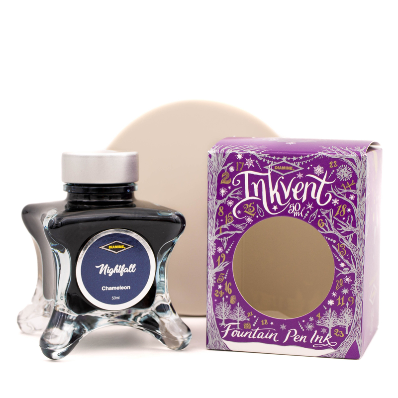 Diamine Diamine Inkvent Nightfall Ink Bottle 50 ml Purple Edition Chameleon