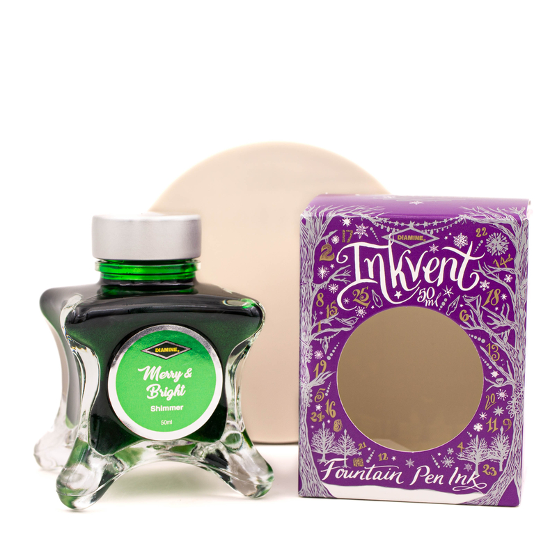 Diamine Diamine Inkvent Merry & Bright Ink Bottle 50 ml Purple Edition Shimmer