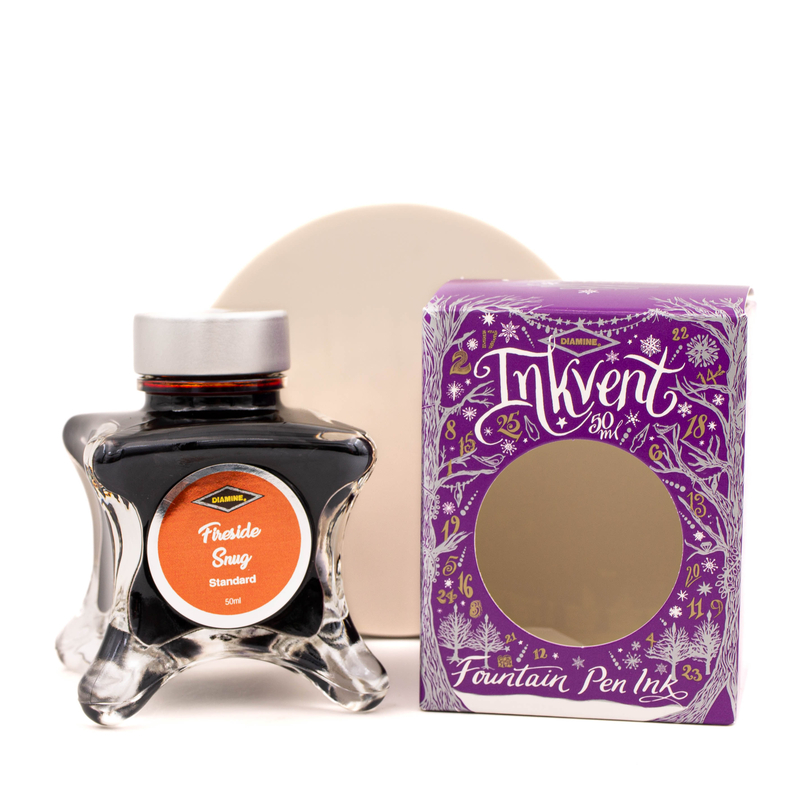 Diamine Diamine Inkvent Fireside Snug Ink Bottle 50 ml Purple Edition