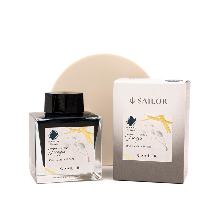 Sailor Sailor Manyo 5th Anniversary Tsuyu Ink Bottle 50 ml Limited Edition