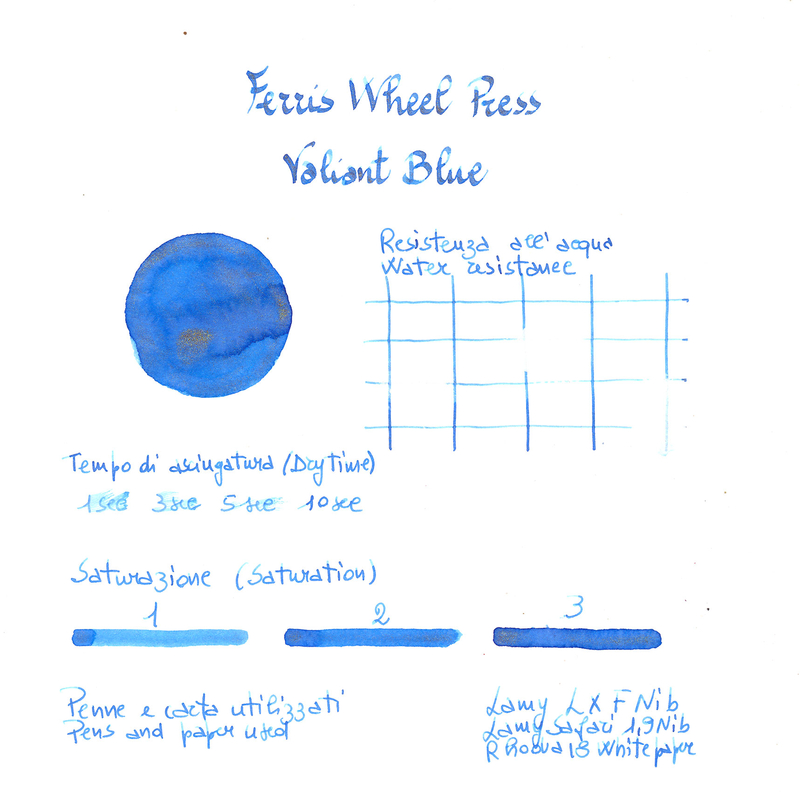 Ferris Wheel Press Ferris Wheel Press Once The Beauty and the Beast | Valiant Blue Ink Bottle 85 ml