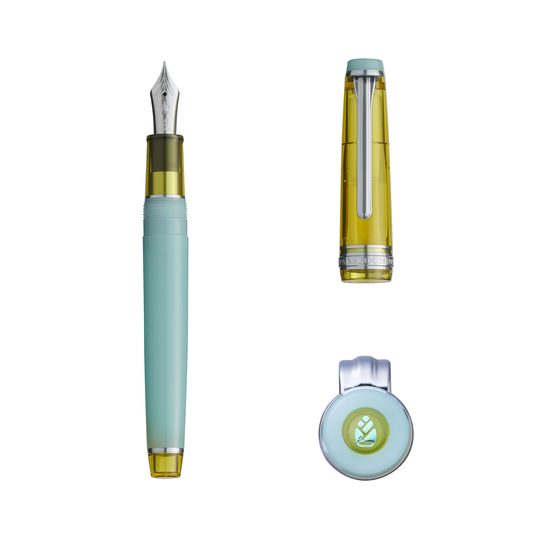 Sailor Pro Gear Slim Manyo III Fountain Pen Set Bamboo Shoot Limited Edition