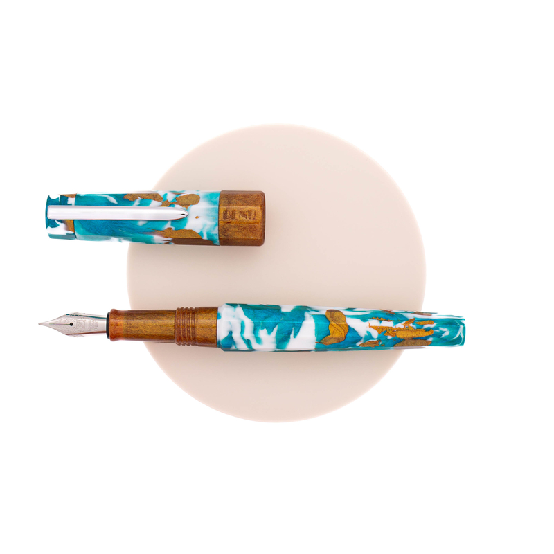 Benu Benu Euphoria Fountain Pen Blue Hawaiian