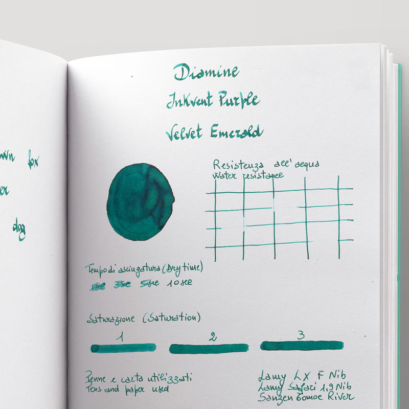 Diamine Diamine Inkvent Velvet Emerald Ink Bottle 50 ml Purple Edition