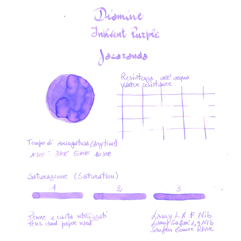 Diamine Diamine Inkvent Jacaranda Inchiostro 50 ml Purple Edition