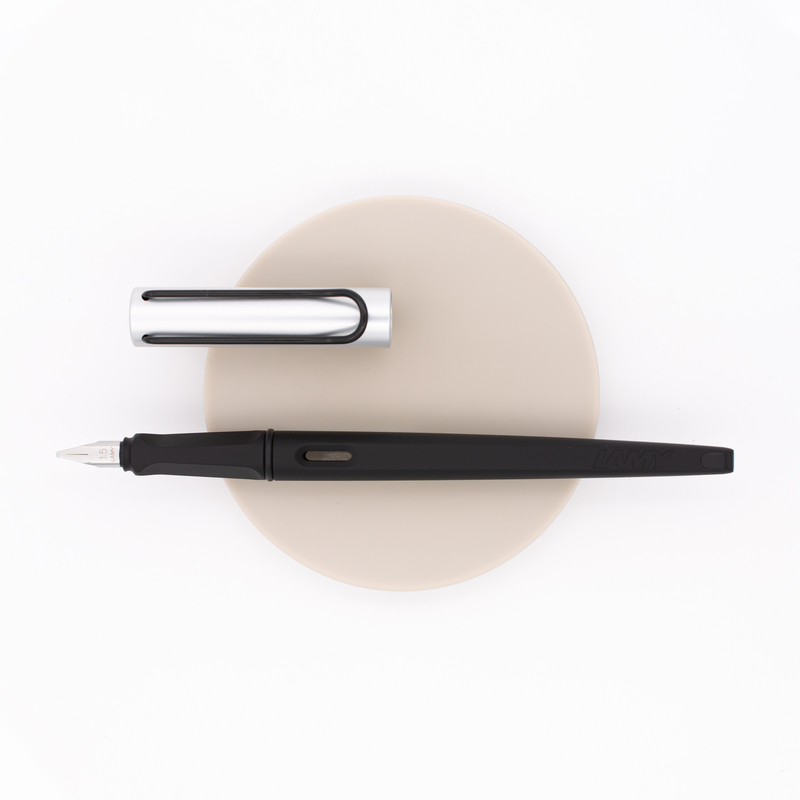 Lamy Joy AL Calligraphy Fountain Pen Black & Aluminium