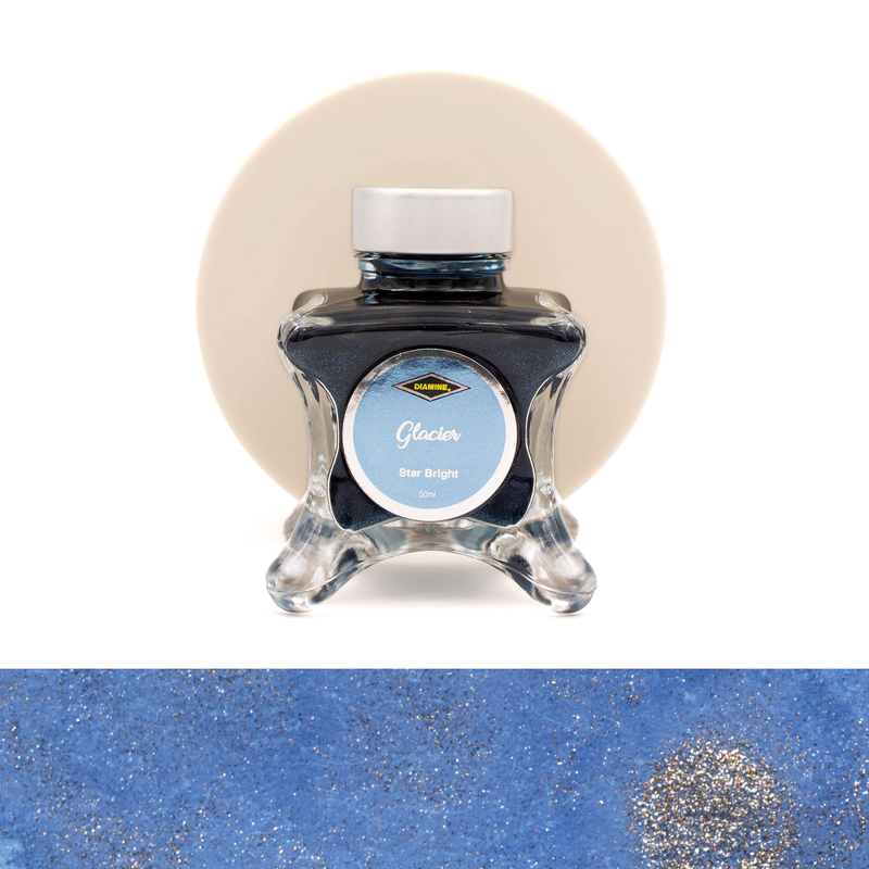 Diamine Diamine Inkvent Glacier Ink Bottle 50 ml Purple Edition Star Bright