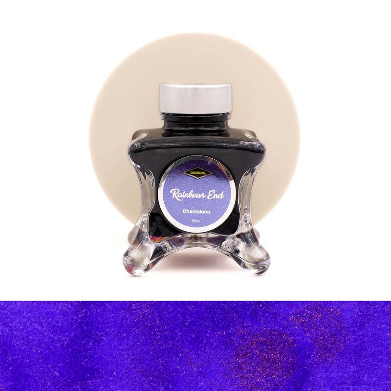 Diamine Diamine Inkvent Rainbows End Ink Bottle 50 ml Purple Edition Chameleon