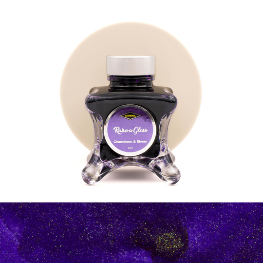 Diamine Inkvent Raise a Glass Inchiostro 50 ml Purple Edition Chameleon & Sheen