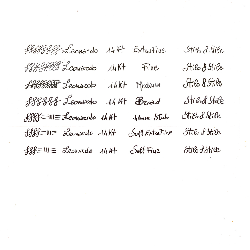 Leonardo Officina Italiana Leonardo Momento Magico Penna Stilografica Pithecusa & Oro 14 KT