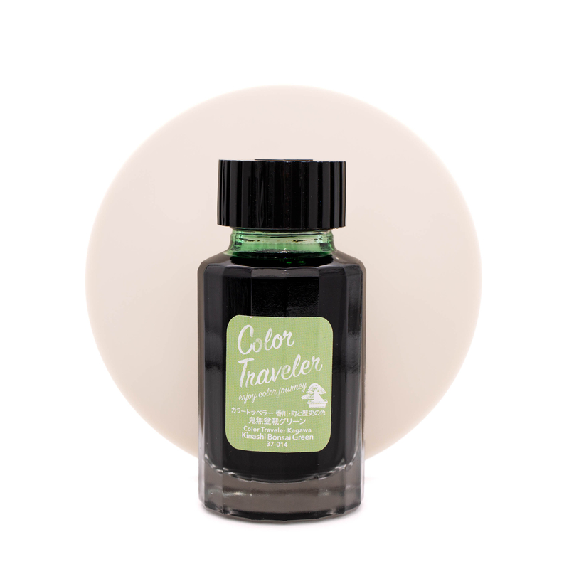 Color Traveler Color Traveler Kinashi Bonsai Green Ink Bottle 30 ml