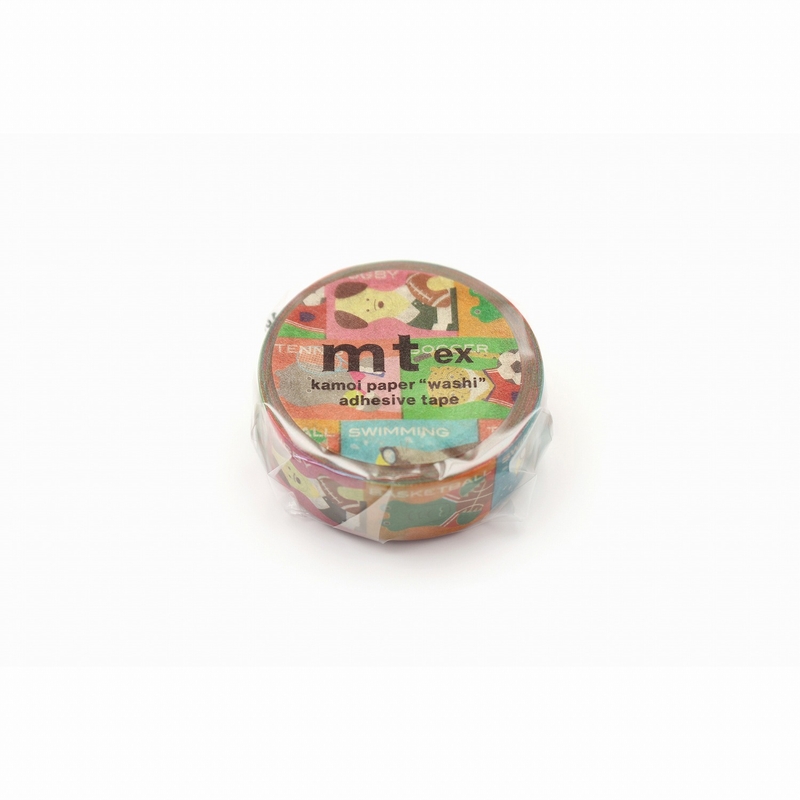MT Masking Tape MT Ex Washi Tape Animali x Sport