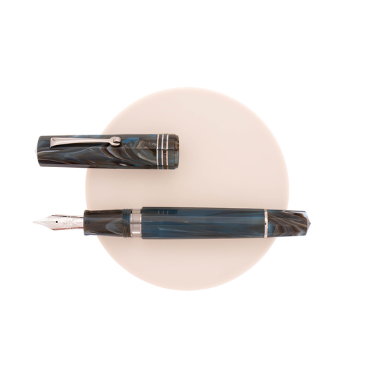 Leonardo Dodici No. 6 Fountain Pen Magmatica & Rhodium