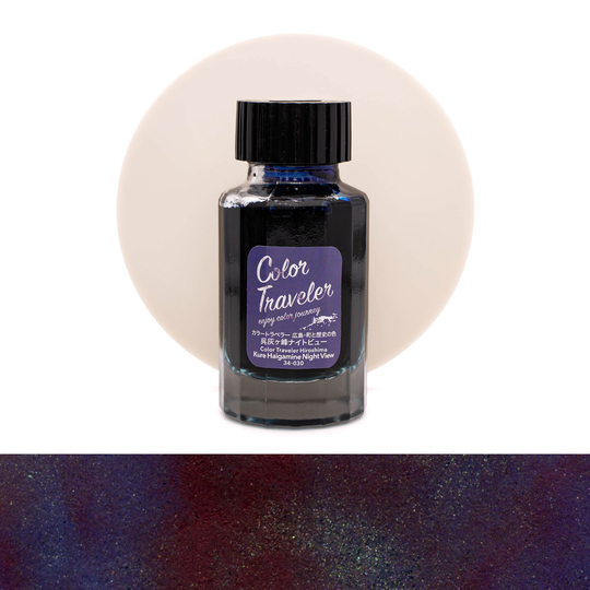 Color Traveler Kure Haigamine Night View Ink Bottle 30 ml
