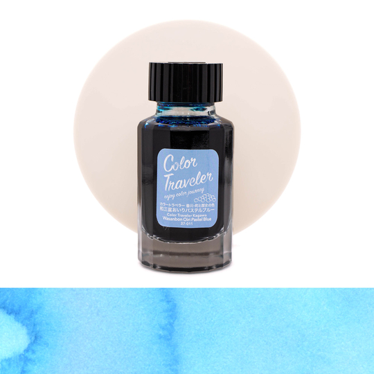 Color Traveler Wasanbon Oiri Pastel Blue Inchiostro 30 ml
